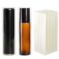 Emballage thermorétractable personnalisé en PVC transparent avec impression d'identification pour bouchons de bouteilles à col étroit