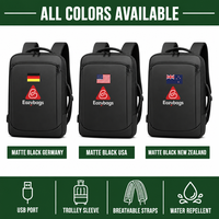Sac à dos pour ordinateur portable Oxford grand format personnalisable avec port USB, fermeture éclair dissimulée, étanche, extensible, antivol, durable et élégant pour les affaires