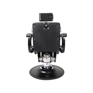 Fauteuil de barbier professionnel pour hommes noir - Product Image 5