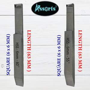 Double End Internal & External Threading HSS <b>Tool</b> Set for Lathe Machine 6x6mm Shank Turning <b>Tools</b> - Product Image 1