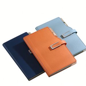 Carnet de notes A5 en cuir PU souple de haute qualité avec fermeture magnétique métallique antirouille, idéal pour les cadeaux d'entreprise - Product Image 2