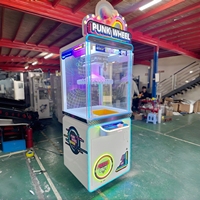 Machine à prix d'arcade à monnayeur, type tambour de jeu de bingo métallique, garantie 1 an, en anglais, mini lumière clignotante