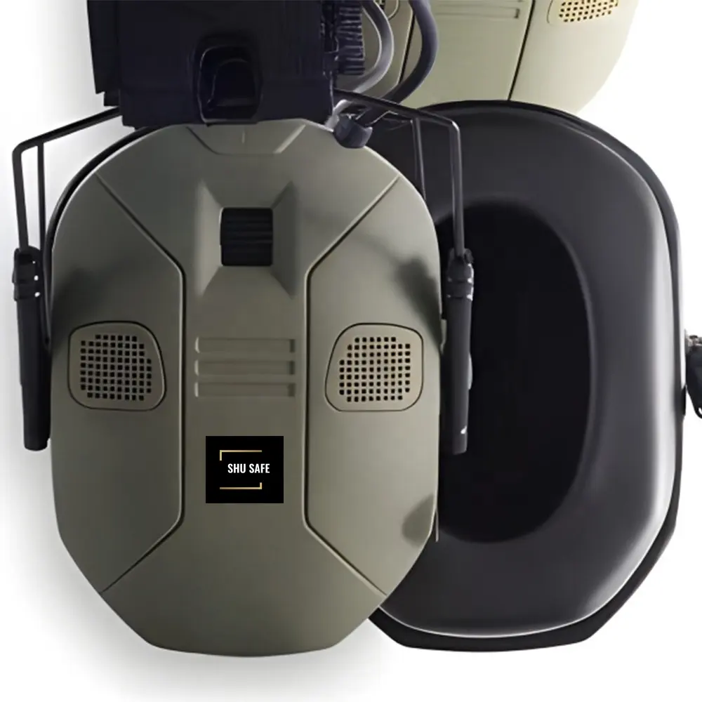 EM2012 Sound Amplify Hearing Enhancement Electronic Hunting Earmuffs Noise cancelling Tactical headphone with Bluetooth