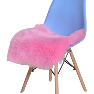 Minimalism style anti slip fluffy rug cute home decor chair mat super soft 3D custom sofa set furniture cover