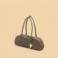Sac à main tendance vintage pour femme avec logo personnalisé, sac à bandoulière décontracté en cuir véritable, faible MOQ, service OEM ODM