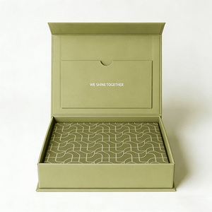 Caja magnética rígida para embalaje de joyerí<span class=keywords><strong>a</strong></span> personalizada al por mayor, sobre, tarjetas, collar, caja y bolsas con logotipo de impresión - Product Image 2