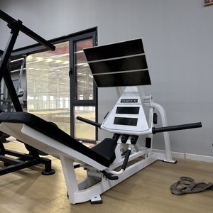 <span class=keywords><strong>Cybex</strong></span> Équipement de musculation professionnel : Machine de presse à jambes couchées, grande taille, réglable, robuste, en acier, sécurisée - Product Image 3