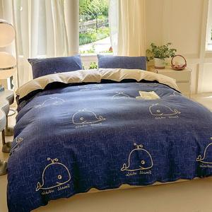 Осенний комплект из одиннадцати одеял с шерстяным наполнителем, водостойкое качественное постельное белье с мультяшным рисунком для использования в общежитии - Product Image 2