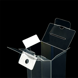 Rõ ràng có thể gập lại <span class=keywords><strong>PVC</strong></span> nhựa bán lẻ đóng gói Hộp sô cô la bao bì hộp rõ ràng rõ ràng Hộp sô cô la <span class=keywords><strong>PVC</strong></span> - Product Image 3