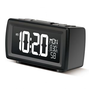 Modern Retro Classic <b>Desk</b> Clock Ultra-Clear VA Screen Digital <b>Electronic</b> Backlight LUMINOVA Alarm Workday Features New - Product Image 2
