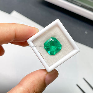 אבני חן ספיר קולומביאני הידרותרמיות מעבדה, חיתוך אסֶר, לא מוכנות לתכשיטים, במידות 5x5-10x10 מ\\\"מ, בסיטונאות - Product Image 2