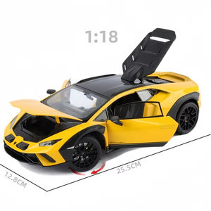 Modelo de Coche de Aleación Fundida a Presión Oficialmente Autorizado para Huracán Sterrato, Escala 1:18, Colección de Simulación, Metal, Unisex, Exhibición - Product Image 1