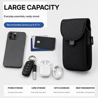 Sac bandoulière portable en cuir véritable pour homme, style urbain, pochette pour téléphone, polyvalent, multifonctionnel