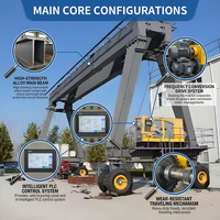 Grue mobile RTG 10-80T avec portée et hauteur de levage personnalisées pour levage industriel