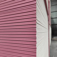 Style industriel 1200*2400mm Plaque de plâtre cloison sèche Bonne qualité Papier imperméable Surface pour hôtel Prix compétitifs