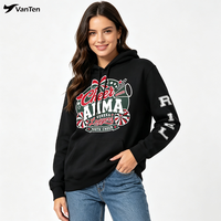 Sweat-shirt à capuche zippé personnalisé avec logo brodé pour équipe de cheerleading, danse, gymnastique et tenue de sport