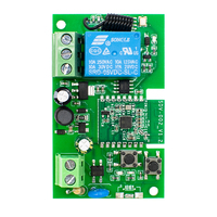 Module d'interrupteur intelligent WiFi RF 1CH Ewelink AC 220V 85-250V Relais de temporisation sans fil 433 Télécommande compatible Alexa