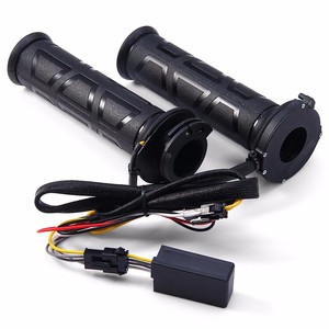 RACEPRO-empuñaduras de manillar de acelerador de motocicleta, empuñaduras de <span class=keywords><strong>3</strong></span> velocidades, Control de temperatura, calefacción eléctrica - Product Image 2