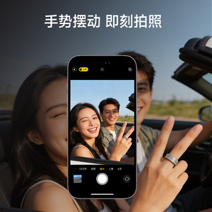แหวนสุขภาพอัจฉริยะ สแตนเลสสตีล กันน้ำ IP68 เครื่องติดตามการออกกำลังกายแบบสวมใส่ได้ สำหรับผู้ชายและผู้หญิง - Product Image 4