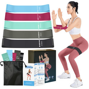 Bandas Elásticas de TPE Personalizadas, Juego de 5 Piezas para Pilates, Entrenamiento de Fuerza, Fisioterapia, Esculpir Glúteos <span class=keywords><strong>y</strong></span> <span class=keywords><strong>Piernas</strong></span>, Ejercicio de Cuerpo Completo - Product Image 6
