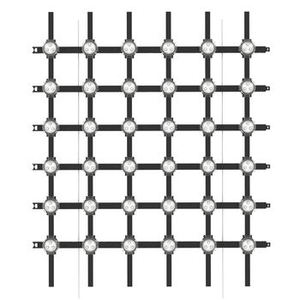 Publicité Toile de fond architecturale LED Spot Light Flexible Transparent Rideau LED Mesh Écran Affichage Led Grille Écran P3 Texte - Product Image 1