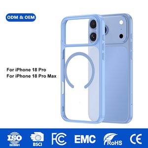 เคสโทรศัพท์ Laudtec Premium Matte Soft TPU Frame พร้อมฝาหลังแข็ง PC สำหรับ iPhone 18 Pro/Pro Max รองรับ OEM/ODM - Product Image 1