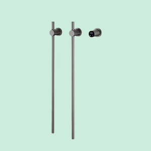 <span class=keywords><strong>Toallero</strong></span> de baño Vertical de 2 barras de Venta caliente oro cepillado con elemento calefactor calentador eléctrico oculto - Product Image 5