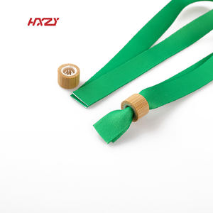 定制和订购您的彩色腕带织物手镯，带有个性化信息艺术品派对活动节日手带 - Product Image 3