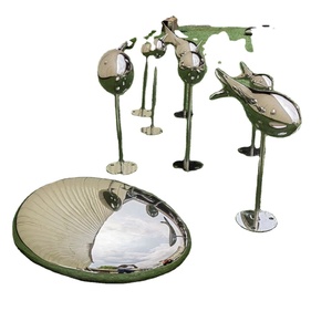 หินกรวดสแตนเลสทรงรีสำหรับตกแต่งสวน ทะเลสาบ และสนามหญ้า - Product Image 6