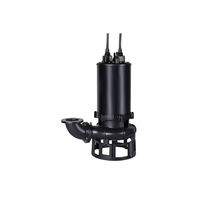 Pompe submersible électrique de surpression pour eaux usées et boues, série WQ, 380V, 15-22 bars, en acier inoxydable, moteur TEFC haute performance 0,37 kW, usage industriel