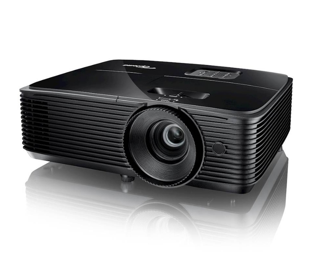 Big screen entertainment all hd projector Optoma HD28e high-performance movies and games bright 3800 lumens enhanced game mode.