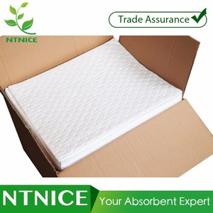 แผ่นดูดซับน้ำมันสีขาวมาตรฐาน หนา 3 มม. สำหรับการรับมือกับการรั่วไหลและการควบคุมสิ่งแวดล้อม - Product Image 5