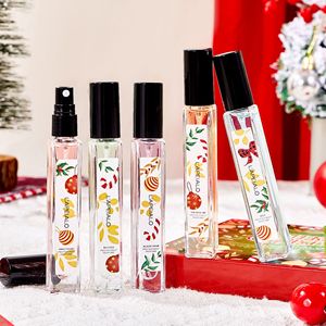 กล่องของขวัญคริสต์มาส 5 ชิ้น น้ำหอมกลิ่นดอกไม้ จัดส่งรวดเร็ว น้ำหอมขนาดพกพา ขายส่ง ชุดน้ำหอมกลิ่นดอกไม้สำหรับผู้หญิง - Product Image 2