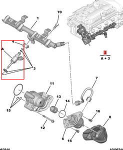 Injecteurs de carburant pour Peugeot 3008 5008 208 308 DS DS3 <span class=keywords><strong>DS4</strong></span> DS5 1.6 OE 9678196080 9802541680 - Product Image 2