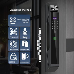 Cerradura Inteligente Automática para Puerta con Reconocimiento Facial 3D Glomarket, con Videoportero y Control por Voz Alexa, Adecuada para la Seguridad de la Puerta del Hogar - Product Image 4