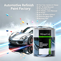 MirageCoat 2K Standart Düz Mavi Otomotiv Boyası, Mükemmel Kapatma Gücü, Hava Koşullarına Dayanıklı Yenileme Kaplaması, Oto Restorasyonu için