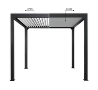 Cadre de lame de persienne en aluminium étanche à la pluie Pergola personnalisée