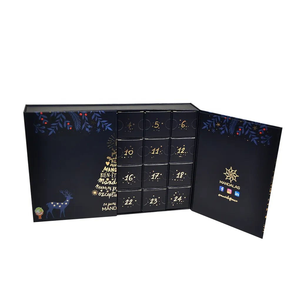 Черный календарь, коробка, черный календарь, для наполнения календарь, календарь, картонная коробка