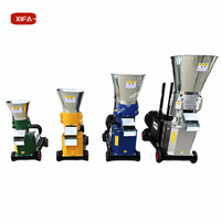Nouvelle machine automatique de fabrication de granulés de bois, haute productivité, capacité de 100-1200 kg/h, moteur 220V pour élevage avicole