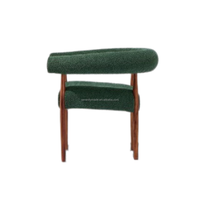 Nouveau design spécial jambe en bois Tube rembourrage arrière sièges souples Restaurant salle à manger fauteuil