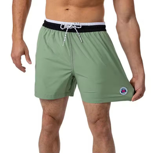 Shorts de plage pour homme personnalisés, séchage rapide, 2-en-1, shorts de fitness et maillots de bain avec doublure de compression - Product Image 4