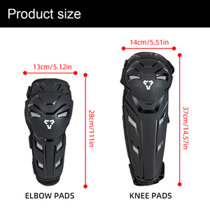 Coudières de Motocross Maille de Genouillère de Motocross Protège-Coudes de Moto Genouillères de Sport <span class=keywords><strong>Protections</strong></span> Croisées Genouillères de Descente - Product Image 2