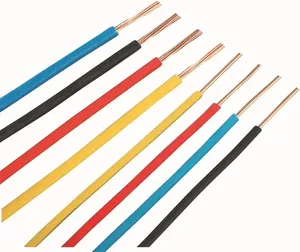 BV/BVR 1.5mm-10mm Insulated Solid Conductor Wire and Cable Household Supplier PVC Insulation 450/750V Rated Voltage