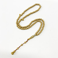 Misbaha Perles de prière 99 perles plaquées électriquement, 7 cm chacune Cadeau de fête Tasbih Mala Beads