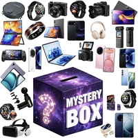 Caja Misteriosa de 2 Piezas con Artículos Electrónicos 3C de Alto Valor: Audífonos Avanzados, Reloj Inteligente, Tablet, Laptop, Caja Sorpresa con Regalos