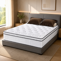Matelas hybride à ressorts compressible et enroulable