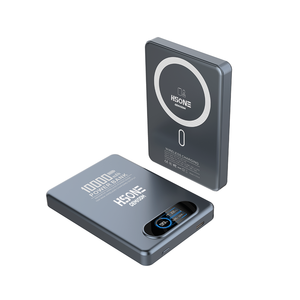 หน้าจอสี TFT L155 พาวเวอร์แบงค์ไร้สาย ขนาดบาง 11.5 มม. พร้อมแบตเตอรี่แบบกึ่งแข็ง 10000mAh และการชาร์จแบบคู่ 15W 20W - Product Image 1