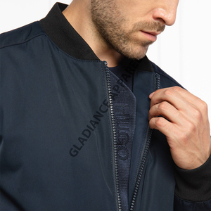 Chaqueta de bombardero de estilo vintage transfronterizo con logotipo personalizado, traje de béisbol informal suelto, abrigos con cierre de cremallera lavados para la temporada de invierno - Product Image 2