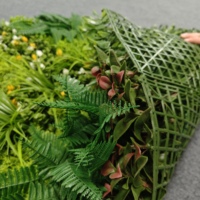 Dinding Tanaman Buatan Plastik, Latar Belakang Dinding Hijau Buatan, Tanaman Dinding Artificial, Ukuran 3.28x3.28 kaki, Tersedia