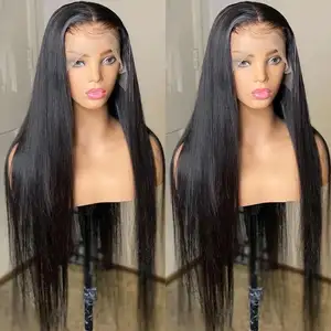 Lisos İnsan saçı peruk s düz 28 30 inç 4X4 5X5 6X6 HD şeffaf dantel kapatma peruk siyah kadınlar düz uzun insan saçı İnsan saçı peruk